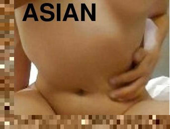 Hot Asian Teen Riding dick