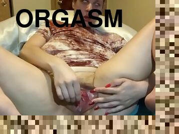 gordo, peluda, masturbação, orgasmo, cona-pussy, esguincho, amador, brinquedo, bbw, pés