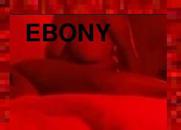 Ebony Teen get fucked in hotel by BBW lesbian Stud