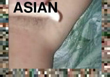 asien, groß-titten, haarig, masturbieren, dilettant, anal-sex, beule-schuss, wichsen, massage, thai