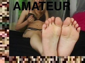 Pretty Feet Tease & JOI - {HD 1080p}