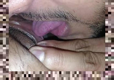 My boyfriend licking and sucking my vagina with orgasm - Real Amateur