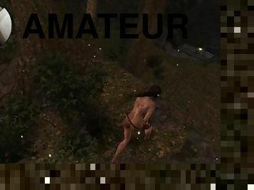 TOMB RAIDER NUDE EDITION COCK CAM GAMEPLAY #3