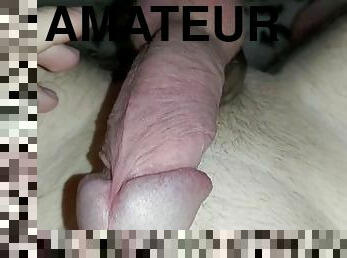 Masturbating with anal lock