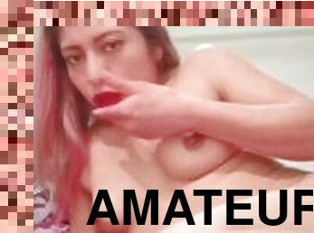 onani, pussy, amatør, anal, tenåring, fingret, alene, våt