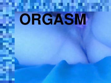 orgasm, fitta-pussy, kvinnligt-sprut, tight, dildo, ensam, vått, saftig