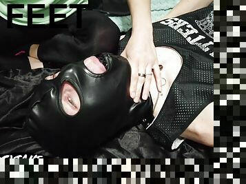 Sock Worship And Domme Puts Hood And Mouth Gag On Sub ! Side Of Light Crowdfunding