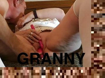 Granny Leia's Two Vibrator Orgasm 02202021 CAM2