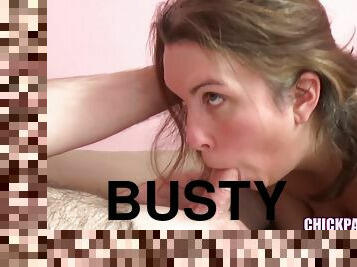 Morgan Sayles In Busty Slut Is Getting Screwed By A Lucky