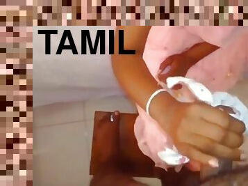 Tamil Girl. After The School Girl Going Room Her Class Sir