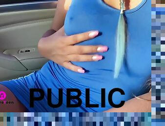 To Horny To Get Home I Masturbate My Pussy In Public