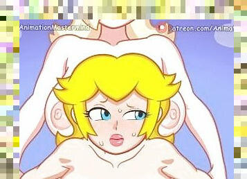 Princess Rosalina Pounding Princess Peach  4K