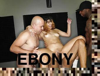 Ebony Gains On Many Dicks