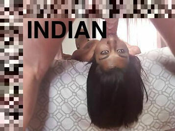 Indian Desi Whore Getting A Upside Down Sloppy Face Fuck