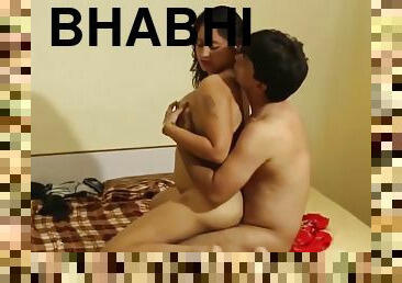 Sexy Bhabhi Boob Pressing And Hard Fucked By Dewar