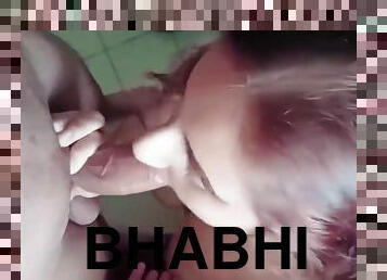 Today Exclusive- Sexy Look Desi Bhabhi Sucking Hubby Best Friend Dick