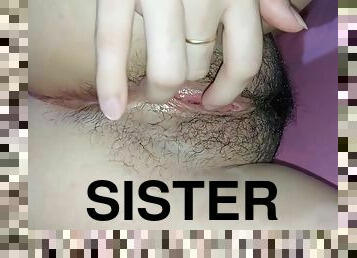 Desi Teen Playing With My Sister On Her Bed