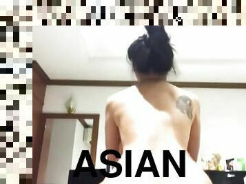 asiatisk, amatør, interracial, handjob, indian-jenter, par, cum, webkamera, riding, brunette