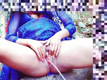 Sri Lankan - Teacher Outdoor Hard Pussy Rubbing & Pissing????? ????????