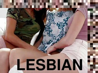 babes, fellation, lesbienne, ados, trio, collège, érotique