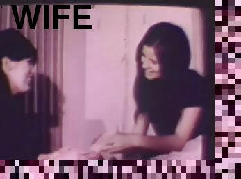 Lesbos wife and maid test new strapon 1960s vintage