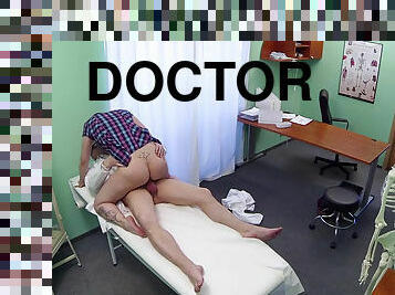 Pervy doctor treats her patient with some sex