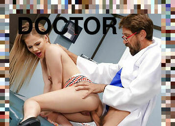 Bella Elise Rose getting her pussy checked by hung doctor
