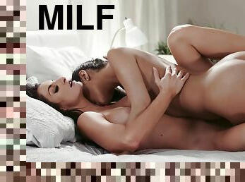 Gianna Dior pleasuring passionate MILF in bed