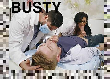 Hospital sex with four eyed brunette Candy Sexton and Danny D