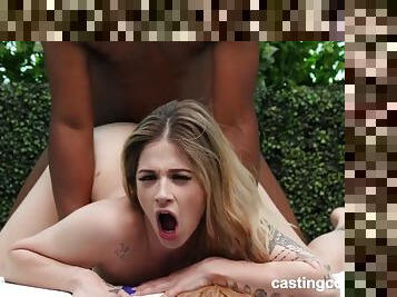 Perfect Backside White Girl Needed Ass Fuck Coition From BIG BLACK PENIS