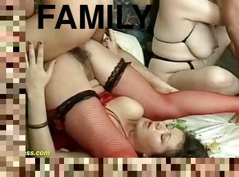 Chubby family therapy anal orgy