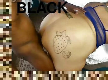 Fat strawberry delight - black BBW hardcore porn