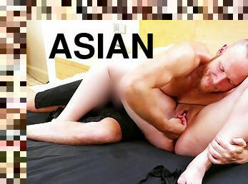 asiatisk, pussy, squirt, interracial, hjemmelaget, japansk, massasje, kåt, kineser, hotel