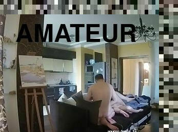 Amateur sex on hidden cam