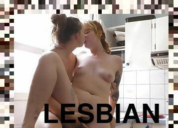 karvainen, lesbo-lesbian, kotitekoinen, suuteleminen, pikkuinen, pikkurintainen