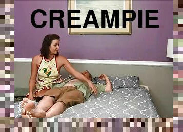 Creampie old and young