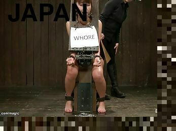 asiatisk, lesbisk, japansk, bdsm, slav, petit, fetisch, gagging, bondage, bizarr