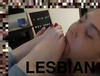 Sleepy Foot Worship - Kinky Lesbian Porn