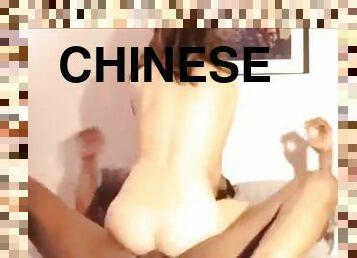 BBC fucks Chinese wife while husband films - Chinese Porn