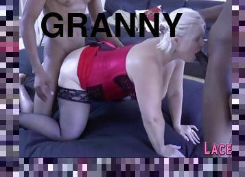 Granny Whore Riding Black Dicks Interracial Gangbang