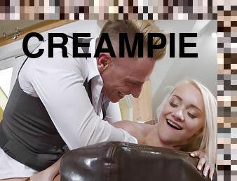 Marcello Bravo banged & creampied Marilyn Sugar