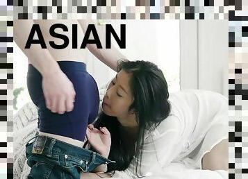 Asian teen wants very long cock