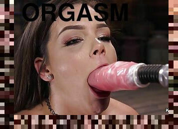 gigantisk, masturbation, orgasm, kvinnligt-sprut, leksak, hardcore, knullande, maskiner, dildo, busig