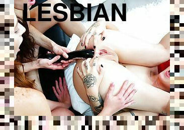 äärimmäiset, anaali, lesbo-lesbian, suloinen, dildo, peräreikä