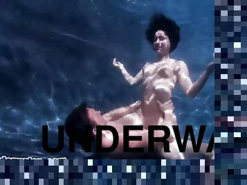 underwater adventures of attractive darkhair