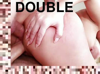 Double Penetration Of Big Rear End Girl - SHAG HARD SEX