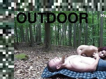 Mila Hase And My Dirty Hobby - Petite Stops Her Walk For A Quick Outdoor Fuck In The Middle Of The Woods
