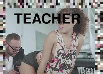 Twerking in front of her teacher - melody petite