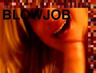 POV close-up blowjob with sexy KarmenKarma