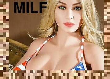 Hot Milf Huge Tits Blonde Sex Doll Fantasy Babe